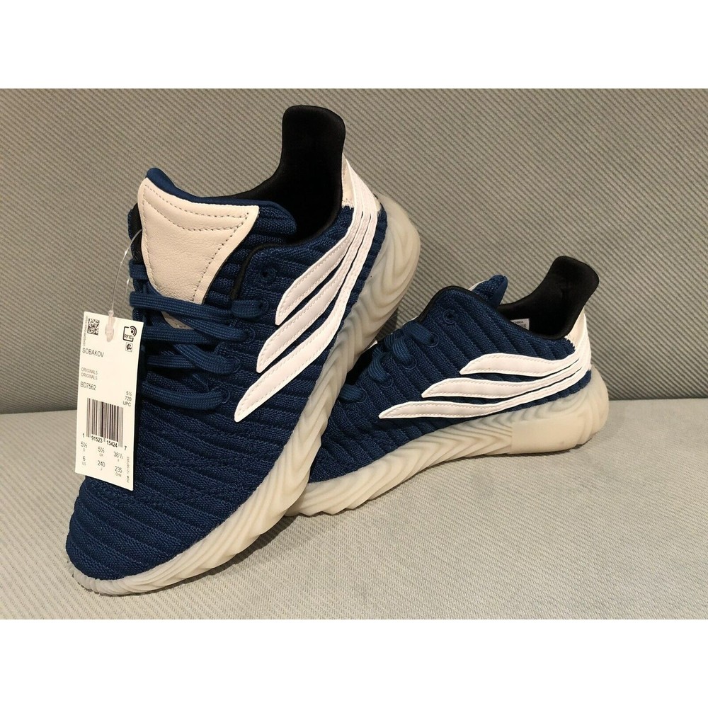 Adidas Originals  Sobakov  Running Shoes BD7562 Navy SZ 6 Mens Boys NEW